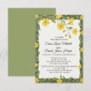 Search for spring garden backyard wedding invitations Simple modern minimalist