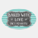 Search for no peanuts stickers Peanut free