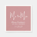 Search for blush pink wedding napkins Typography