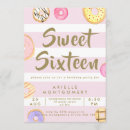 Search for pink and gold sweet 16 invitations Pretty