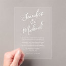 Search for white letter invitations Minimalist