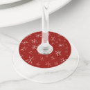 Search for christmas wine charms Red