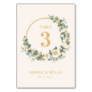 Search for rehearsal dinner table cards Elegant table number
