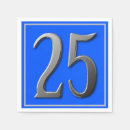 Search for 25th birthday napkins Anniversary