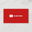 Search for youtube channel business cards Influencer