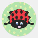 Search for ladybug cartoon stickers Flowers