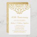 Search for 40th wedding anniversary invitations Vintage