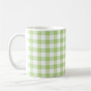 Search for green gingham mugs Green and white