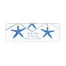Search for starfish wedding return address labels Tropical
