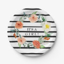 Search for floral baby shower plates Chic