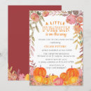 Search for little pumpkin on the way invitations Burgundy