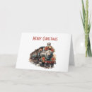 Search for steam train christmas cards Locomotive