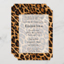 Search for animal print invitations Brown