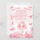 Search for mermaid 5th birthday invitations Under the sea