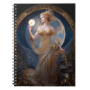 Search for goddess notebooks Moon
