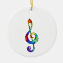 Search for treble clef christmas tree decorations Melody