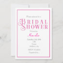 Search for fuchsia bridal shower invitations Magenta