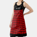 Search for red check gingham aprons Chef
