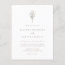 Search for floral bouquet wedding invitations Botanical