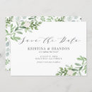 Search for greenery wedding save the dates Watercolor