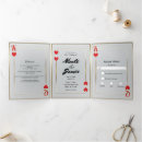 Search for playing card wedding invitations Elegant