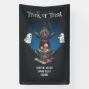 Search for trick or treat banners Ghosts