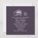 Search for crown sweet 16 invitations Sixteen