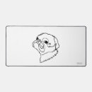 Search for funny pug mousepad mousepads Black