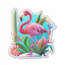 Search for flamingo bird stickers Flamingos
