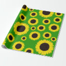 Search for sunflower birthday wrapping paper Floral