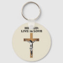 Search for crucifix key rings Christian