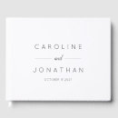 Search for classic wedding guest books Elegant