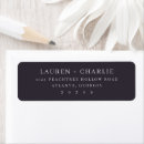 Search for charcoal grey return address labels Minimalist