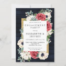 Search for rustic winter engagement party invitations Gold