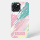 Search for paint strokes iphone cases Blue