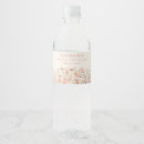 Search for baby shower water bottle labels Elegant
