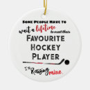 Search for hockey christmas tree decorations Daughter