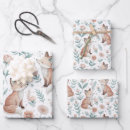 Search for baby fox wrapping paper Wildlife