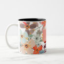 Search for peach and green mugs Floral