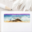 Search for hawaiian wedding return address labels Beach