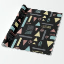 Search for geometric shapes wrapping paper Elegant