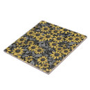 Search for black flower pattern tiles Botanical