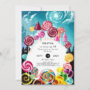 Search for candyland party invitations Watercolor