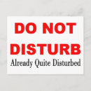 Search for disturb postcards Humour