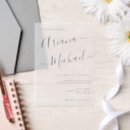 Search for vellum overlay wedding invitations Calligraphy