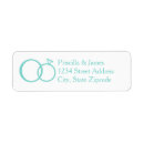 Search for tiffany return address labels Teal