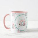 Search for pink rainbow mugs Cute