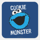 Search for monster face stickers Cookie monster sesame street