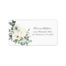 Search for blue and white return address labels Elegant