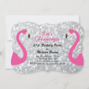 Search for flamingo 40th birthday invitations Pink